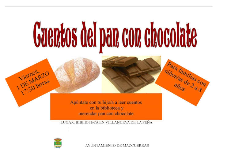 CUENTOS DEL PAN CON CHOCOLATE 1 DE MARZO